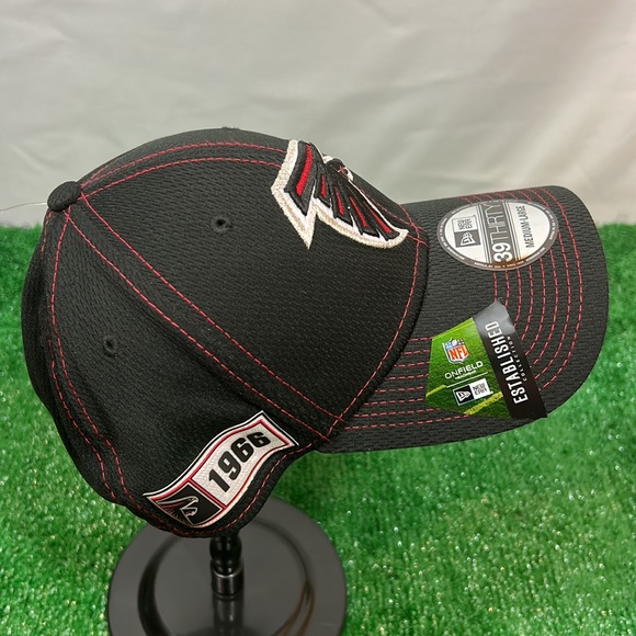 Atlanta Falcons Hat 1966 NFL 100 New Era 39Thirty Med/Large Fit Baseball Cap NWT - Picture 3 of 12
